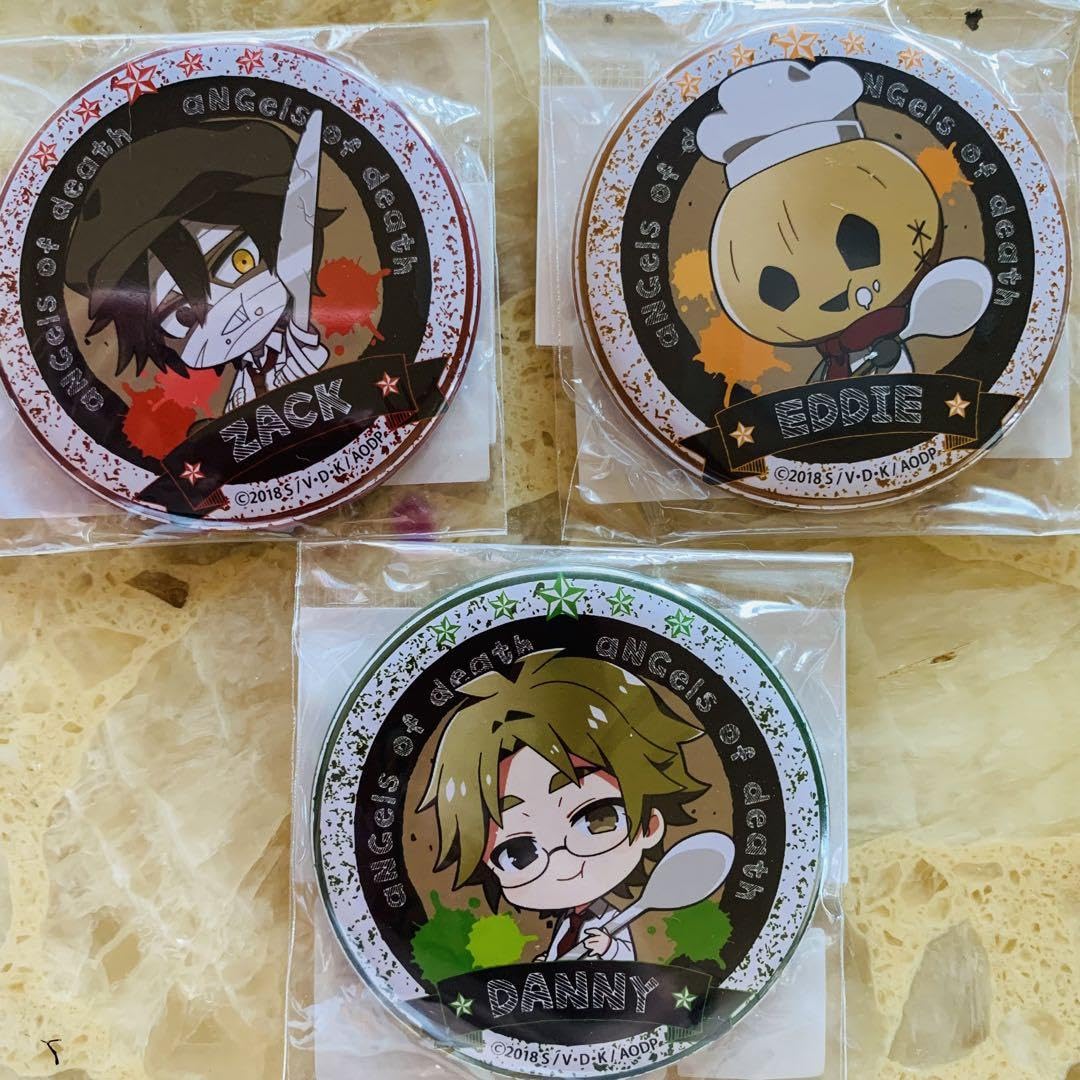 Amazon.co.jp: 殺戮の天使 ザック エディ ダニー ごちきゃら缶バッジ