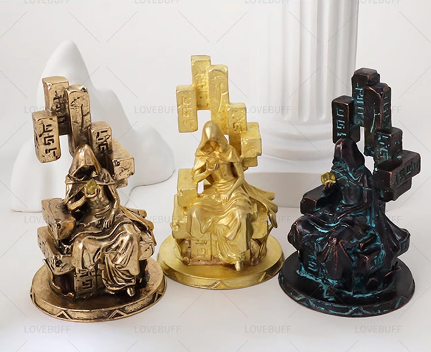 Amazon.co.jp: 原神 鍾離 モラクス 七天神像 璃月 岩神 バルバトス 岩