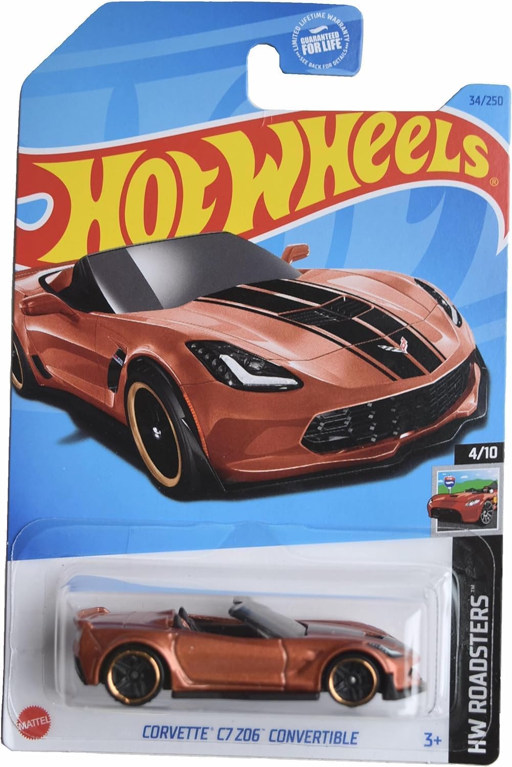 Amazon.com: Hot Wheels Corvette C7 Z06 Convertible, HW Roadsters 4