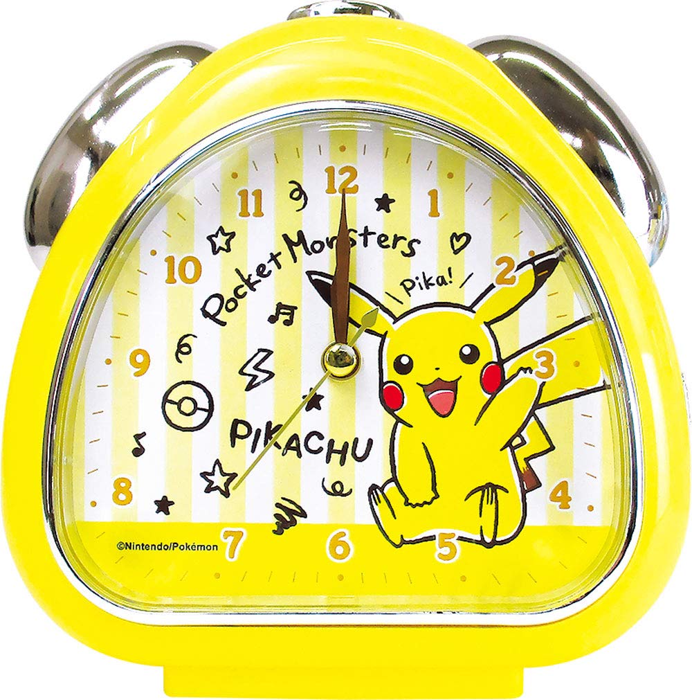 Amazon.co.jp: ティーズファクトリー 置き時計 らくがき/ピカチュウ