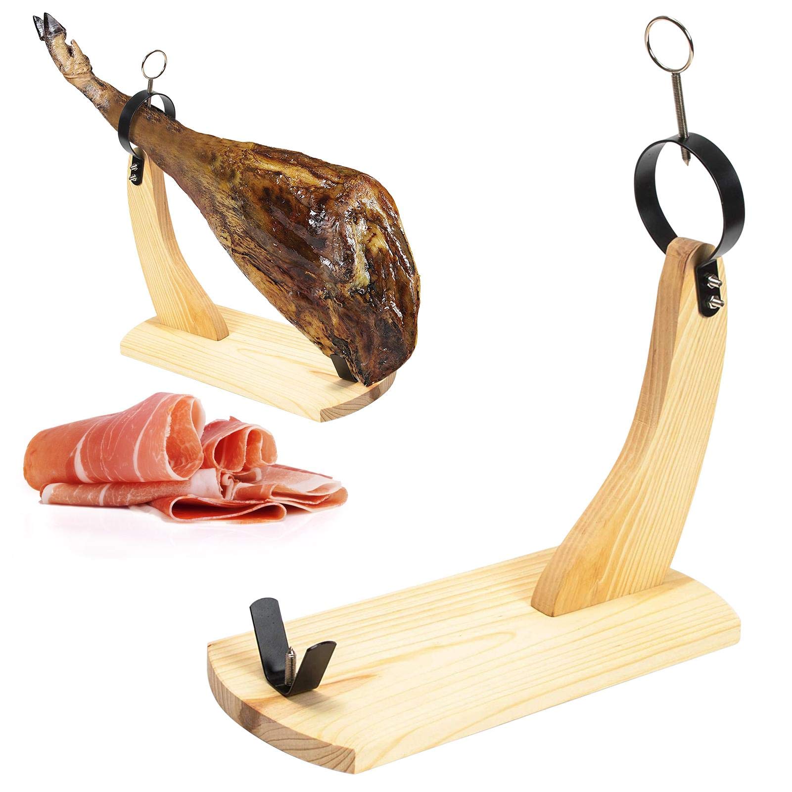Amazon.co.jp: Allystyle 生ハム台 ハムスタンド ハムホルダー 滑り