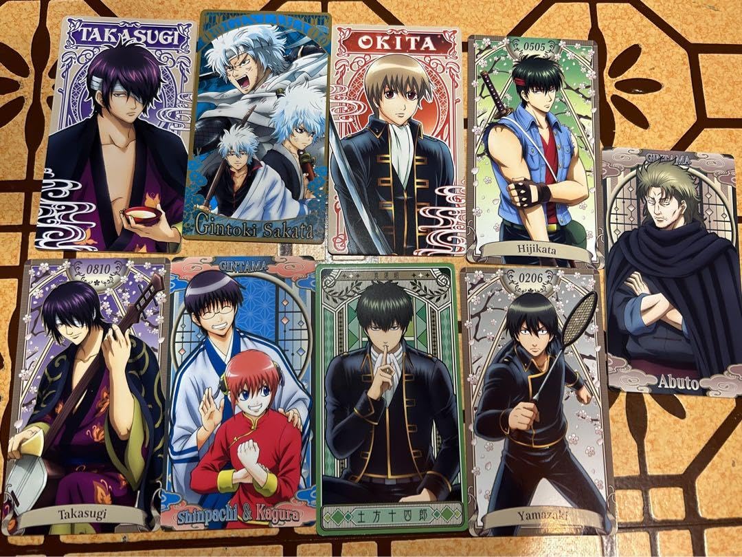 Amazon.co.jp: 銀魂 アルカナカードコレクション高杉 銀時 沖田 土方