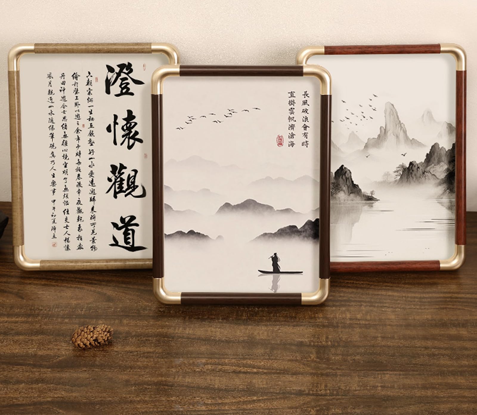 Amazon.co.jp: a4 額縁 額縁 a2 木製 パズルフレーム 50x75cm b4