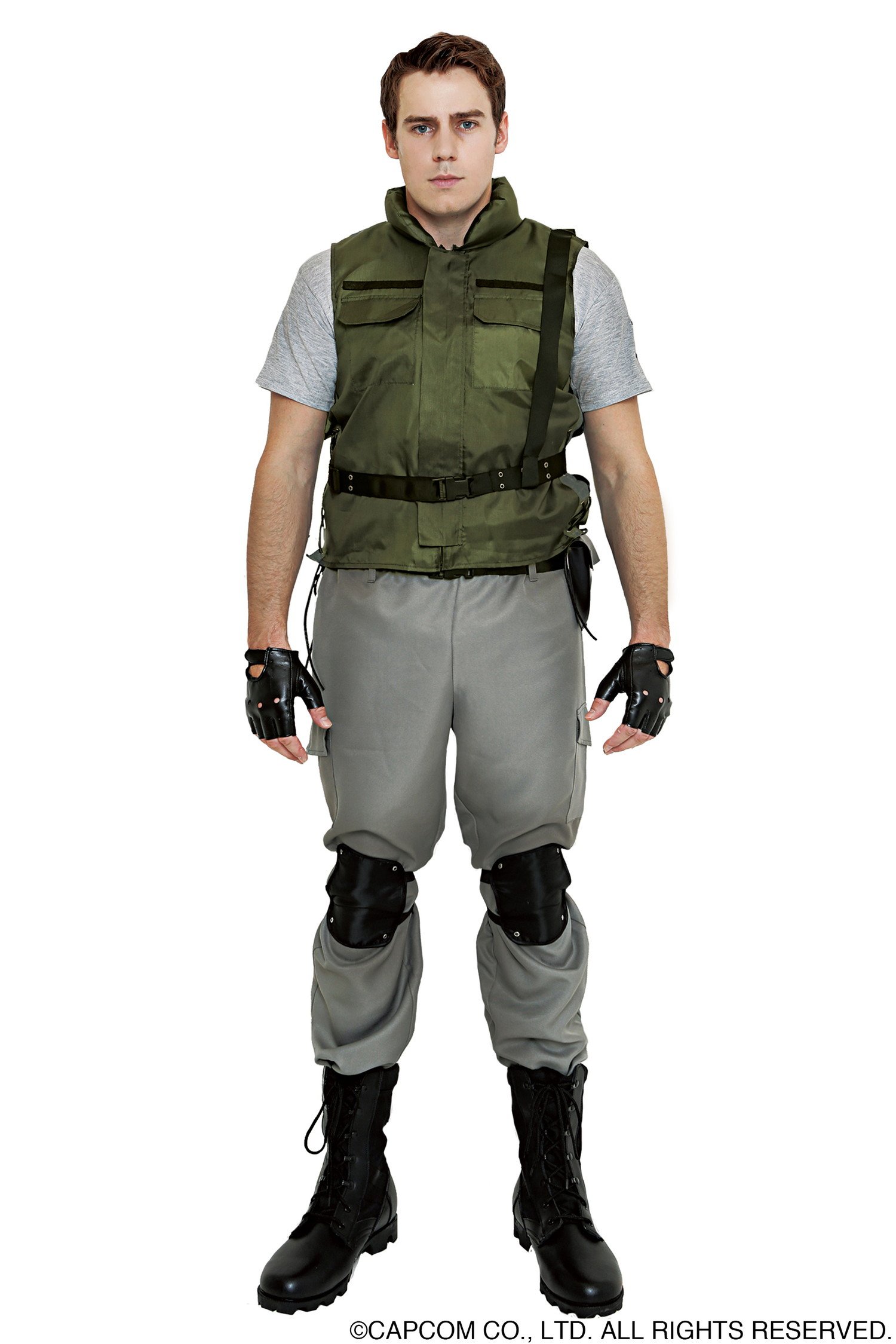 Amazon.co.jp: バイオハザード クリス 公式 コスチューム メンズ 180cm