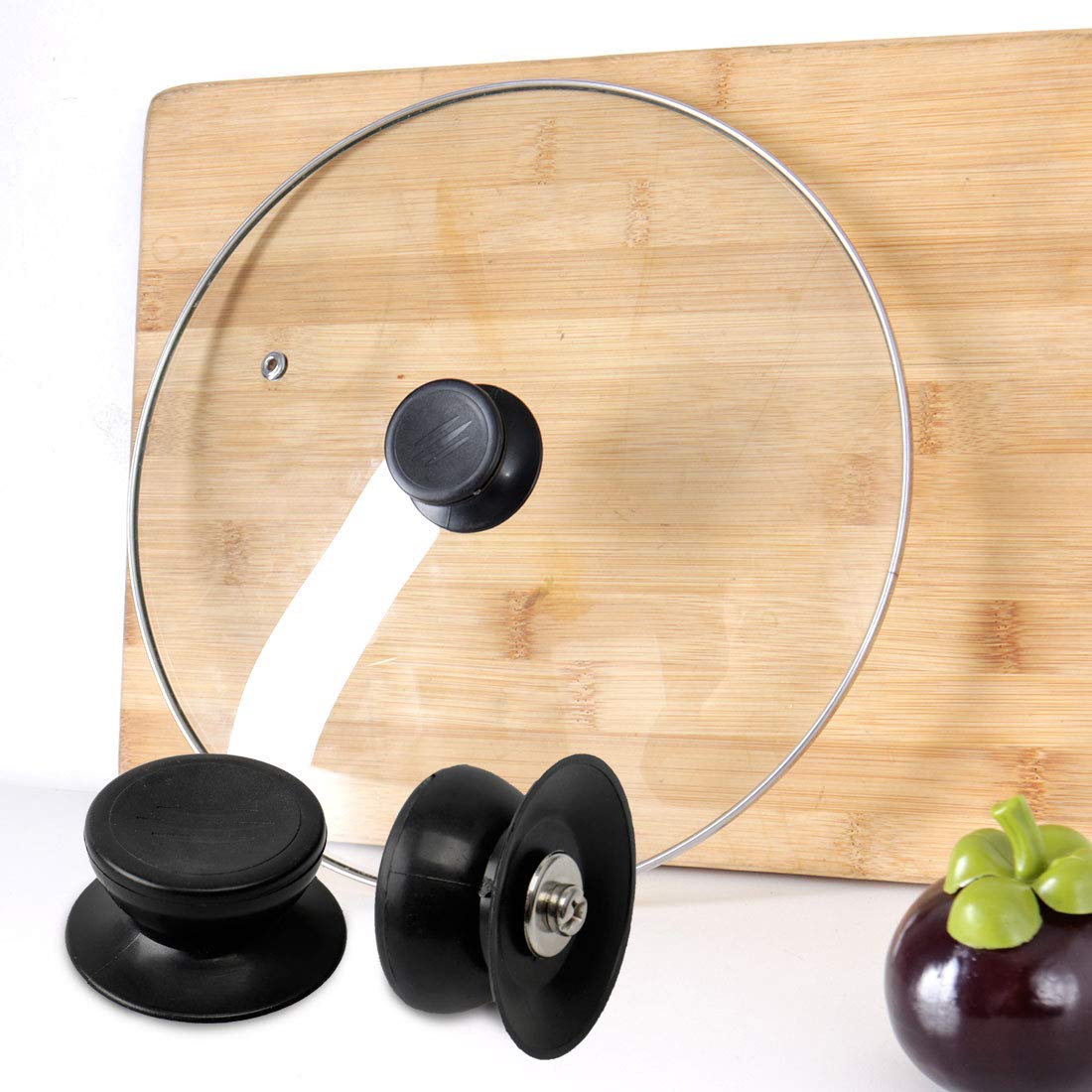 Amazon.co.jp: uxcell 蓋ノブ パンポットカバーグリップ 鍋ツマミ 耐熱