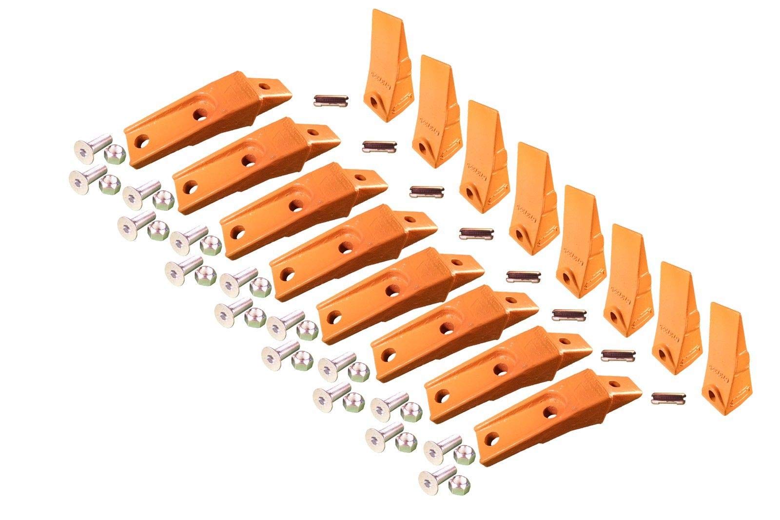 Amazon.com: Digger Supply 8 Skidsteer Bucket Shanks, Teeth, Pins