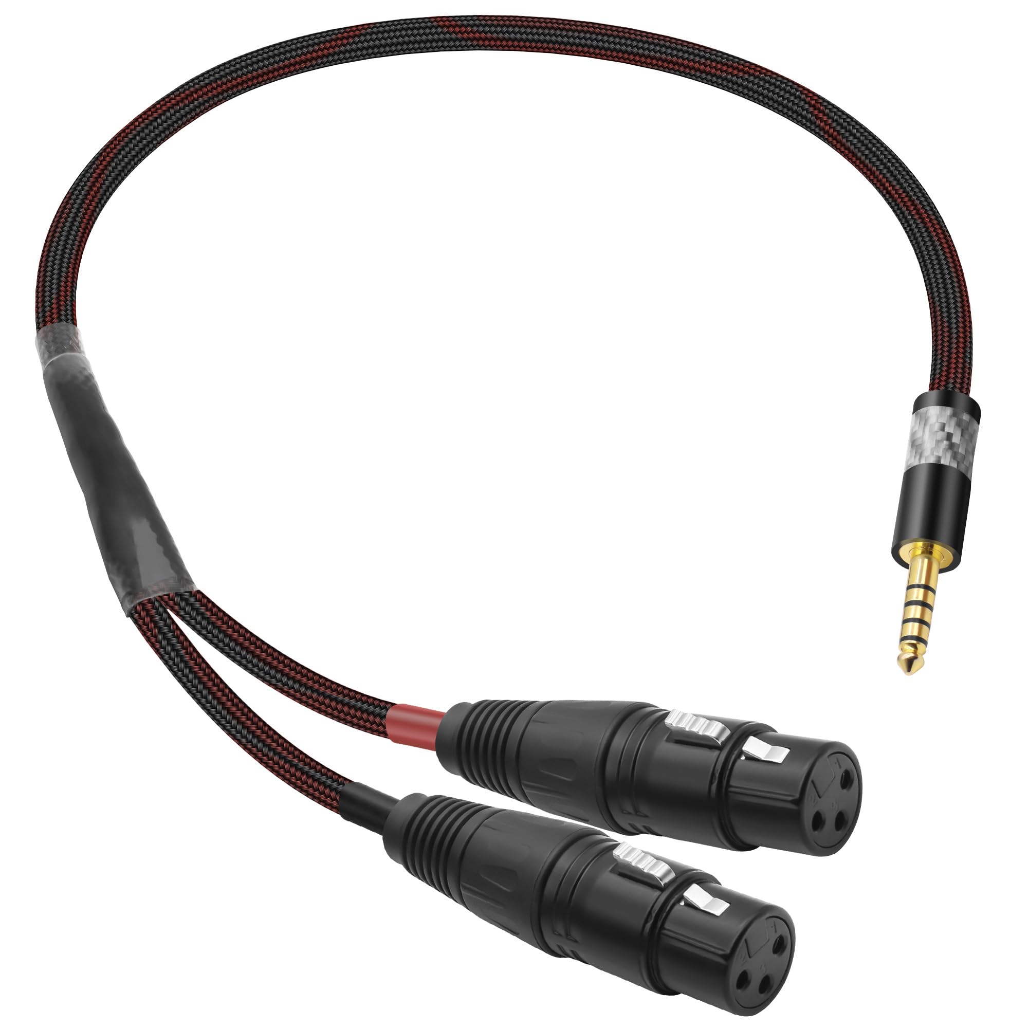 Amazon.com: XMSJSIY 4.4mm to Dual XLR 3 Pin Balance Female