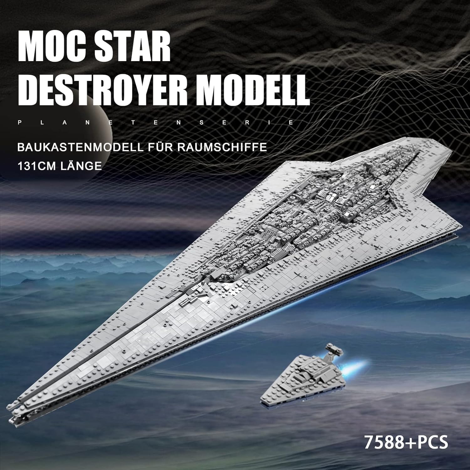 Amazon.com: SHHFWU 13134 Super Star Destroyer Model Ship, A New