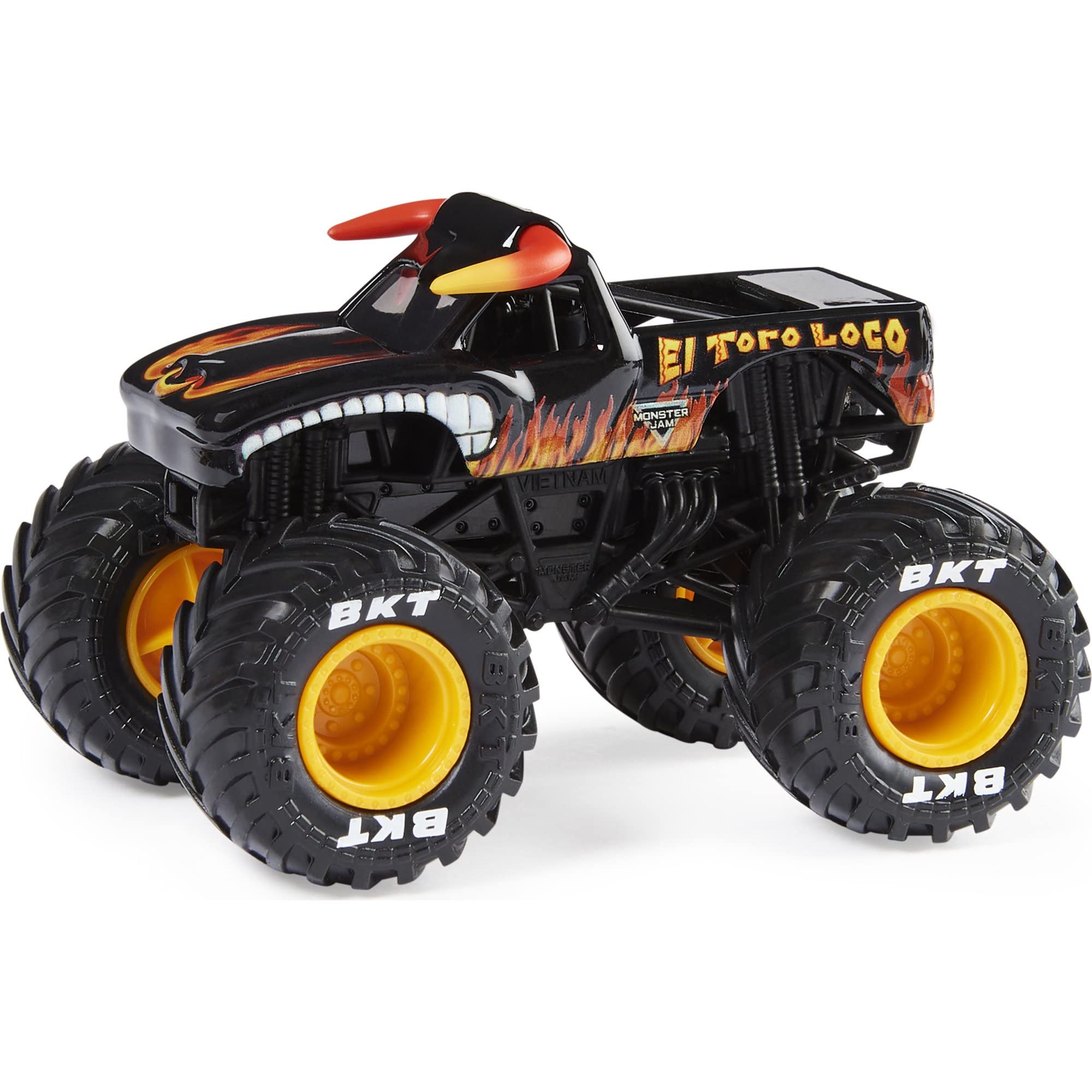 Amazon.co.jp: MonsterJam El Toro Loco (ブラック)、1:64スケール