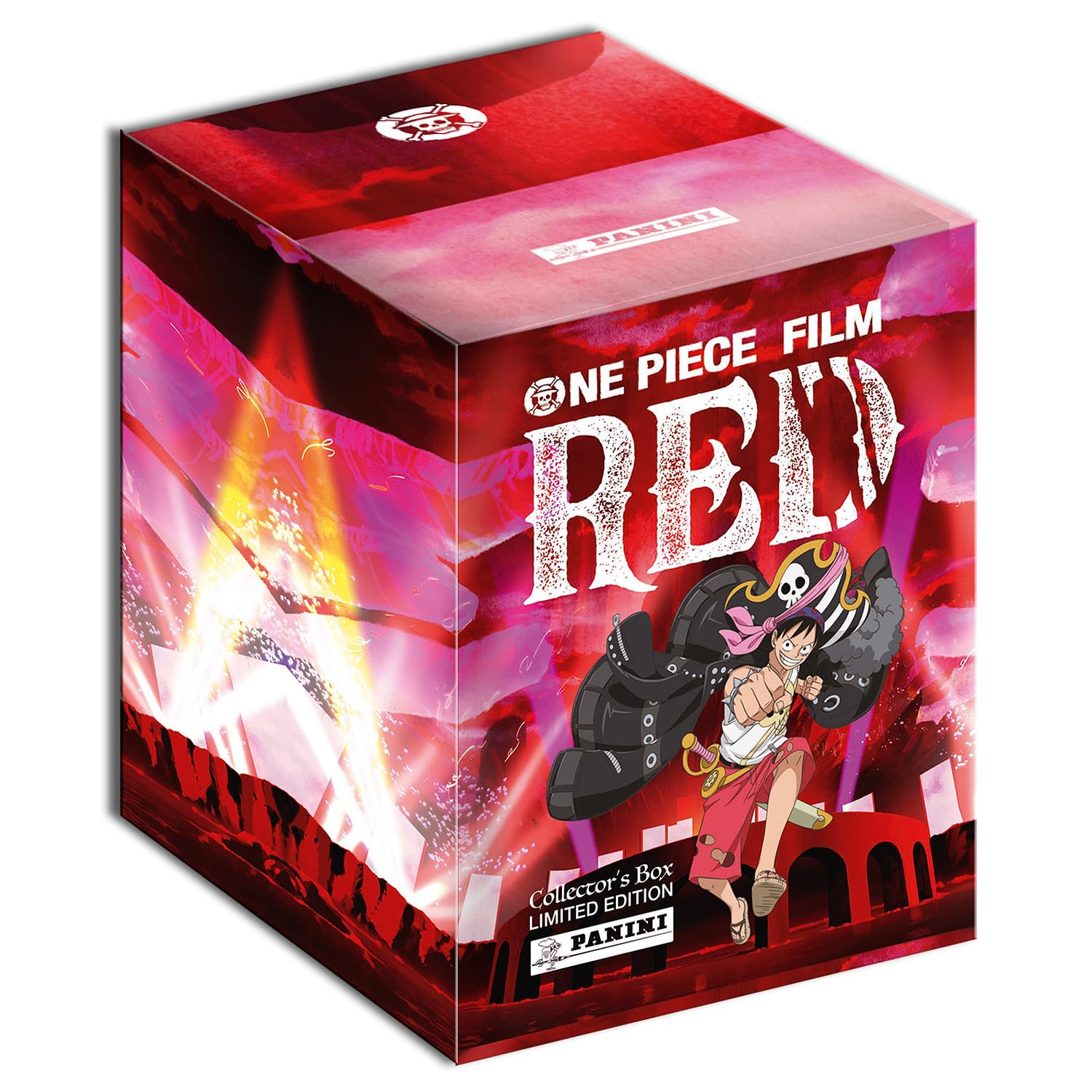 Amazon.com: Panini One Piece Red Trading Cards Box of 20 Cards +