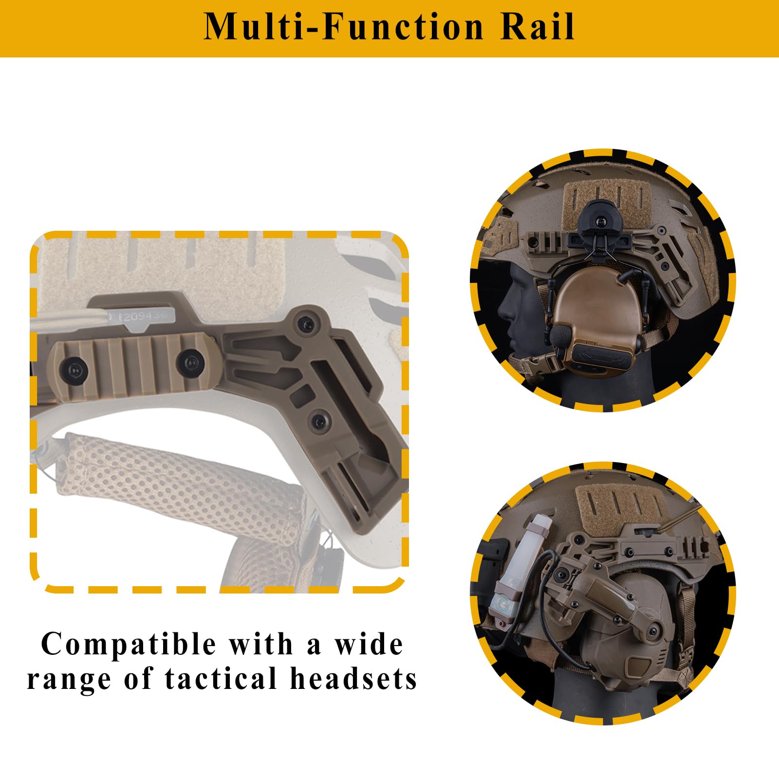 Amazon.co.jp: タクティカルヘルメットアクセサリーキット、ミリタリー