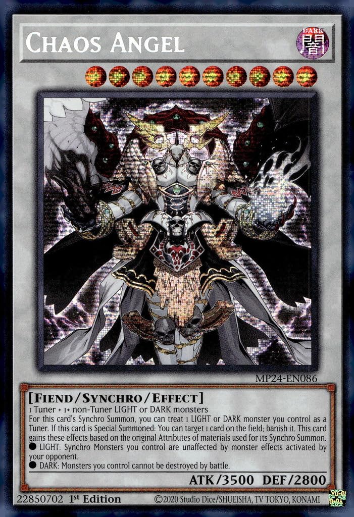 Amazon.com: Chaos Angel - MP24-EN086 - Prismatic Secret Rare - 1st