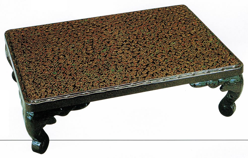 Amazon | 【木製漆塗り】本堆朱 4尺古代型鶴足 座卓 | うつわ日和