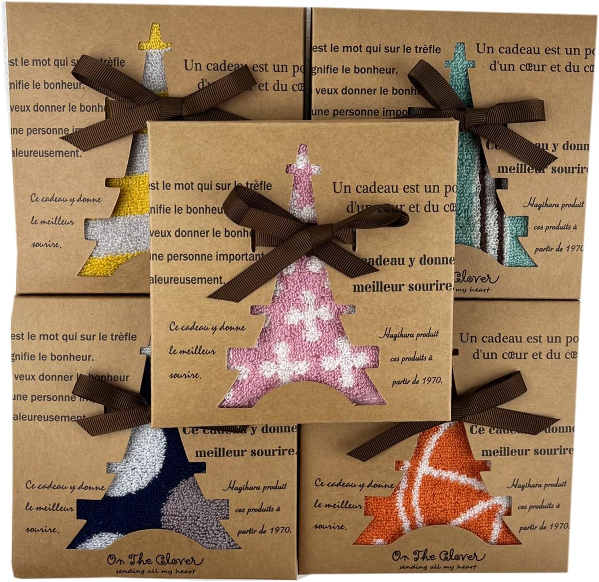 Amazon｜N タオルハンカチ ギフト 無撚糸 アソート 5個セット プチ