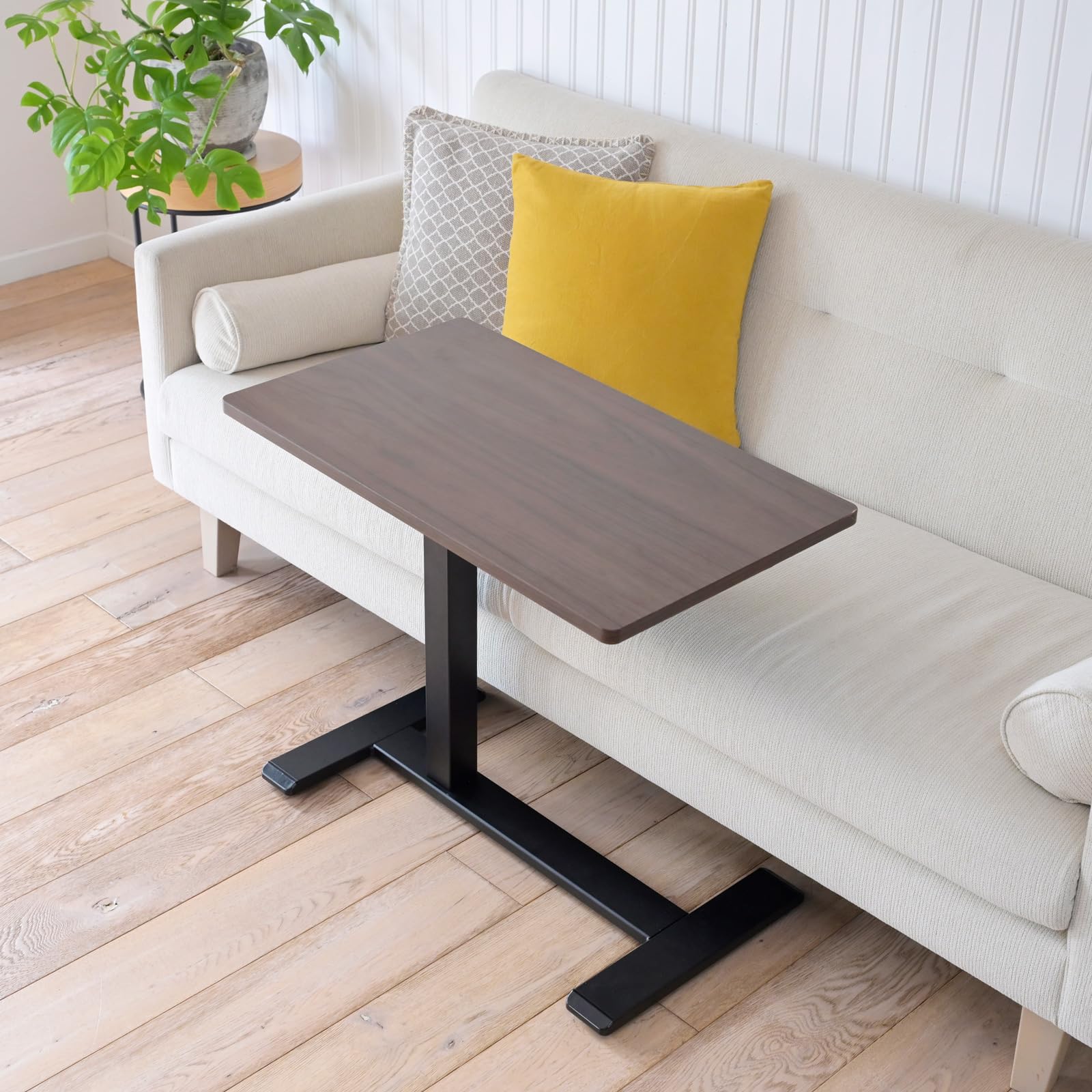 Amazon.co.jp: 山善(YAMAZEN) 昇降デスク サイドテーブル キャスター