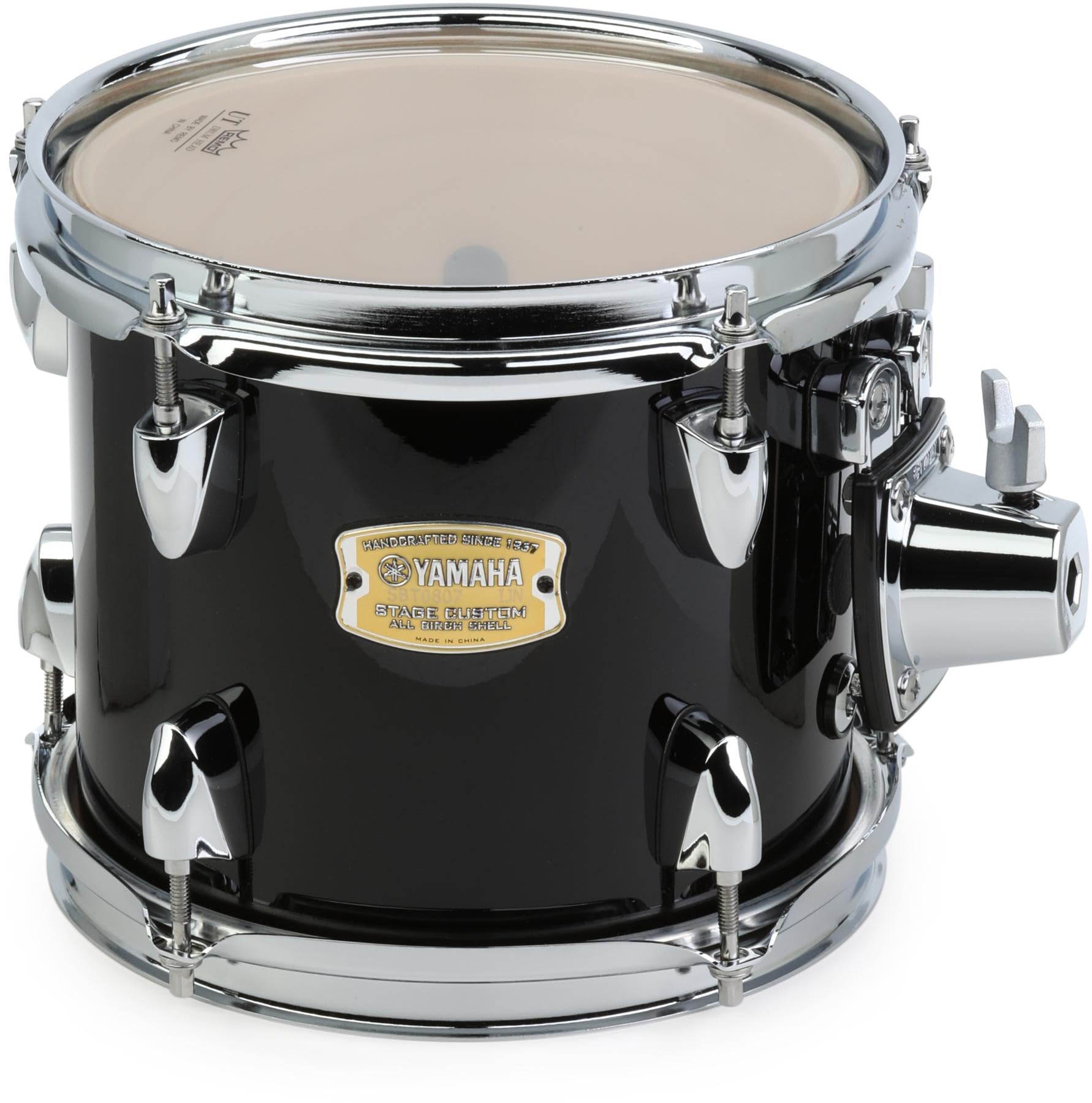 Amazon.com: Yamaha Stage Custom Birch 8x7 Mounted Tom, Raven Black