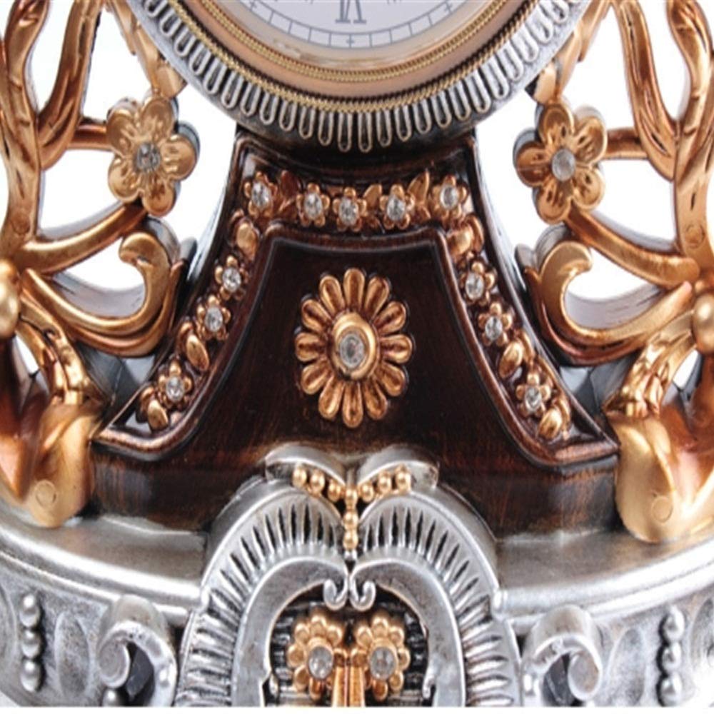 Amazon.co.jp: アンティーク置き時計 ヴィンテージ高級置時計クォーツ