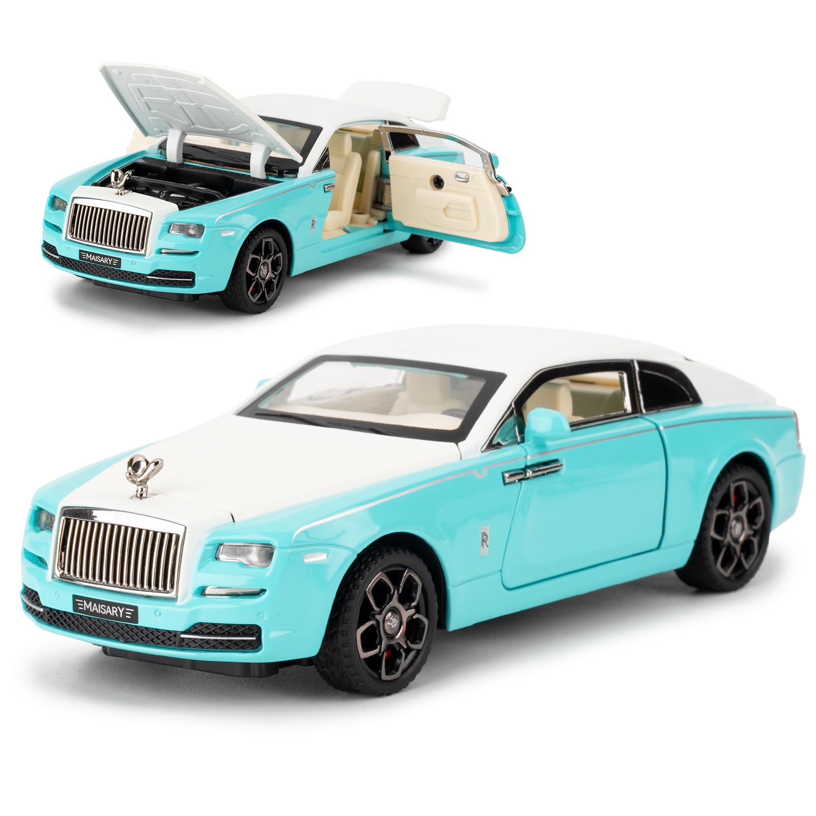 imtfzct 1/32 Rolls Royce Phantom Car Model, Sound and Light Toy
