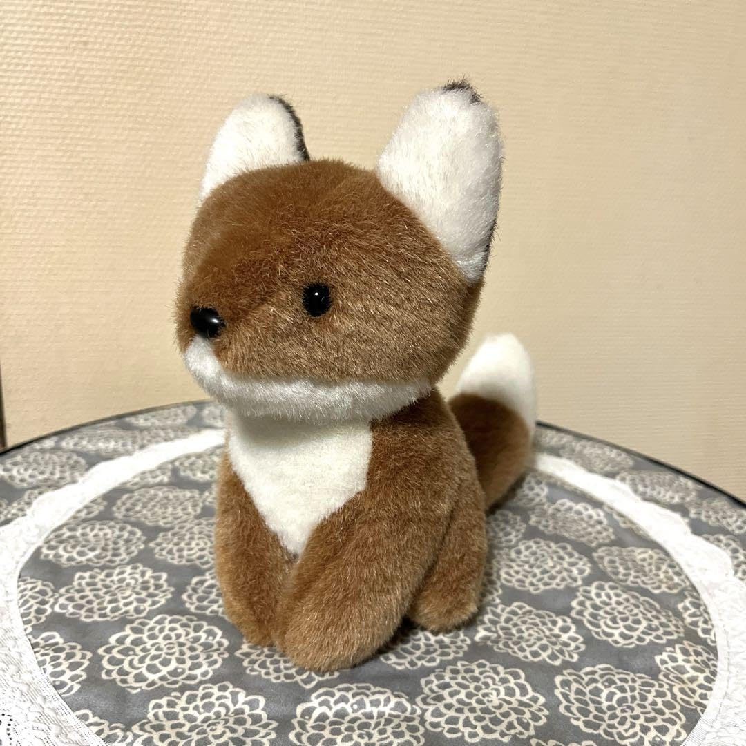 Amazon.co.jp: きつね ぬいぐるみ キタキツネ オオイケ レトロ 北海道