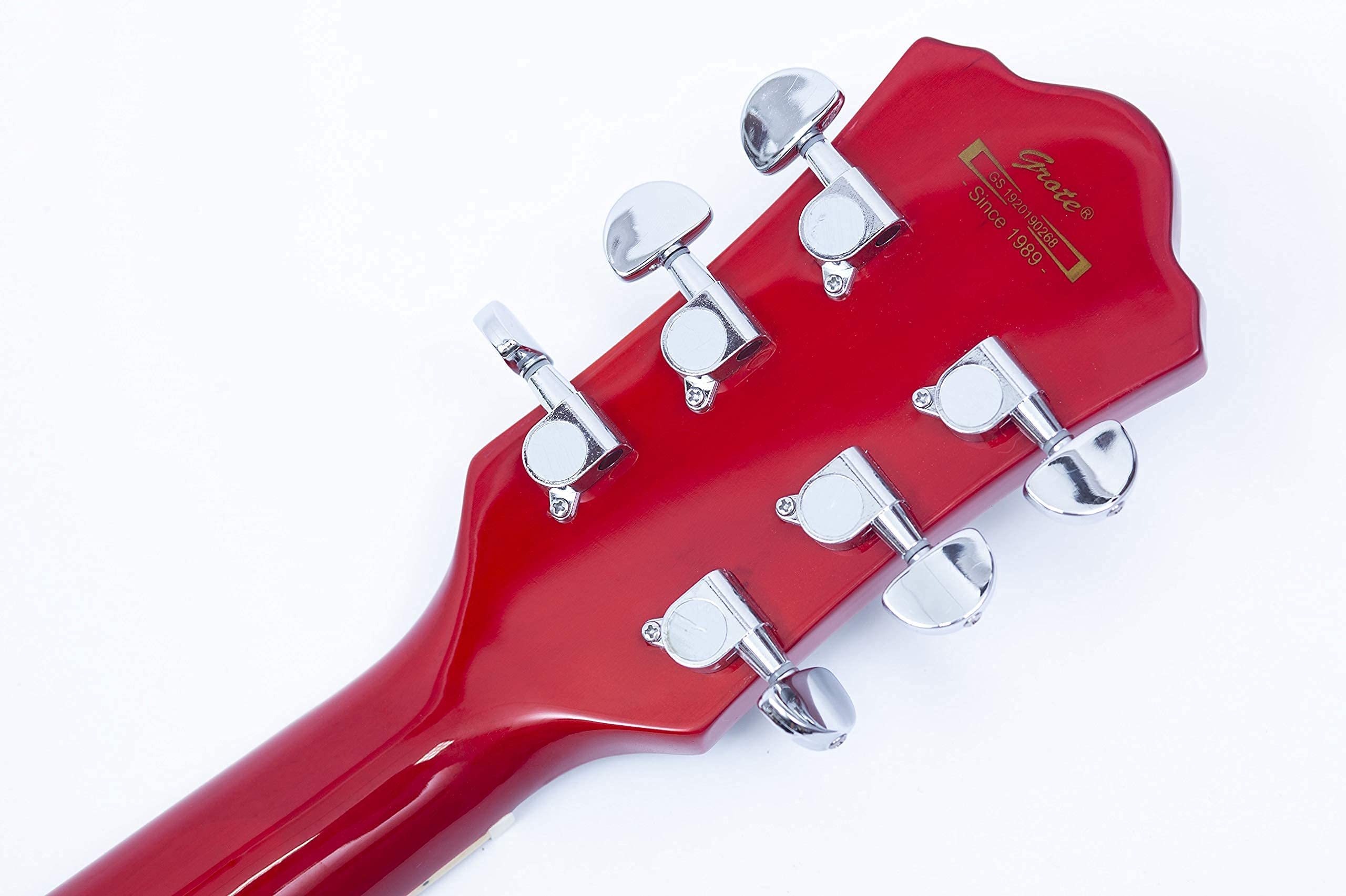 Amazon | GROTE Full Scale Electric Guitar Semi-Hollow Body Guitar