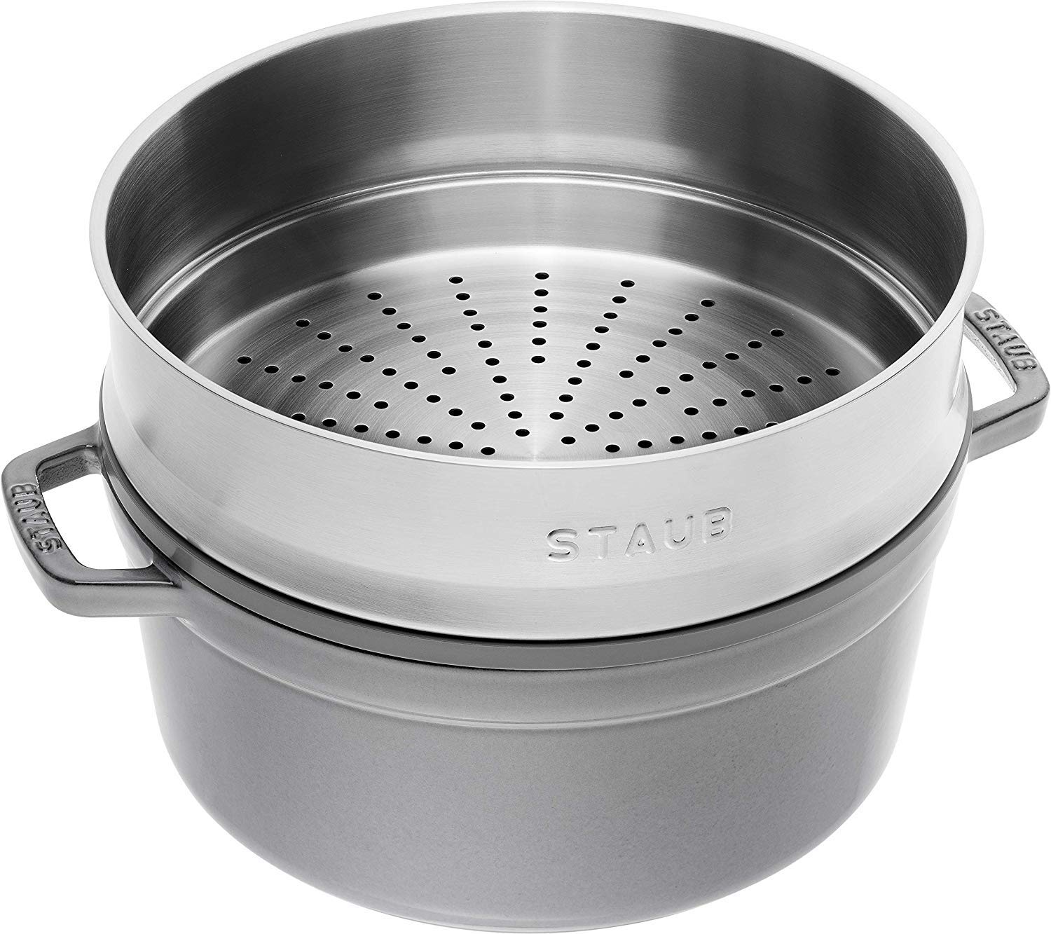 Amazon.co.jp: ストウブ(Staub) 「 ピコ ココット ラウンド グレー