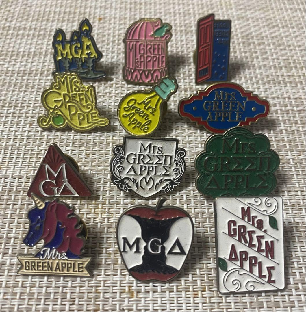Amazon.co.jp: Mrs. GREEN APPLE ライブピンズバッチセット : おもちゃ