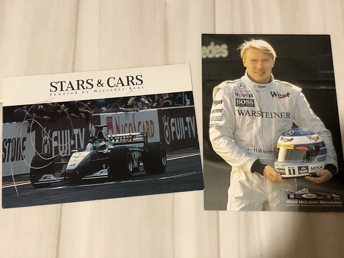 F1レーサー ミカ・ハッキネン 直筆サイン入り 名刺 ※北欧の貴公子