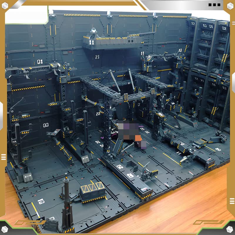 Amazon | 格納庫 1/100 MG ジオラマベース 組み立て 基地 ジオラマ
