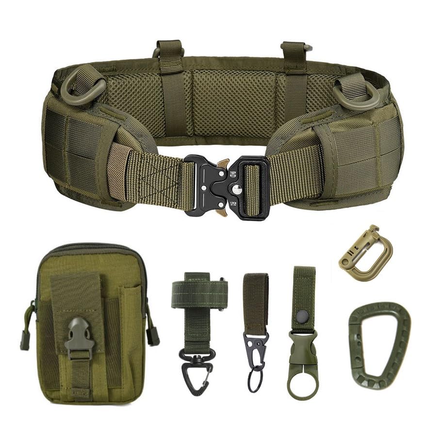 Amazon | [miagolale] タクティカルベルト 7点セット ミリタリーベルト