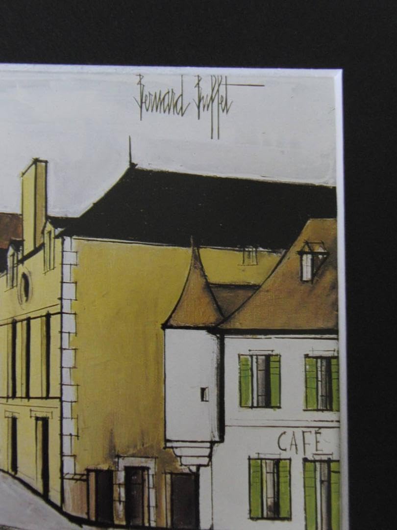 Amazon.co.jp: ベルナールビュッフェ「Quimperle」画集の額装画、人気