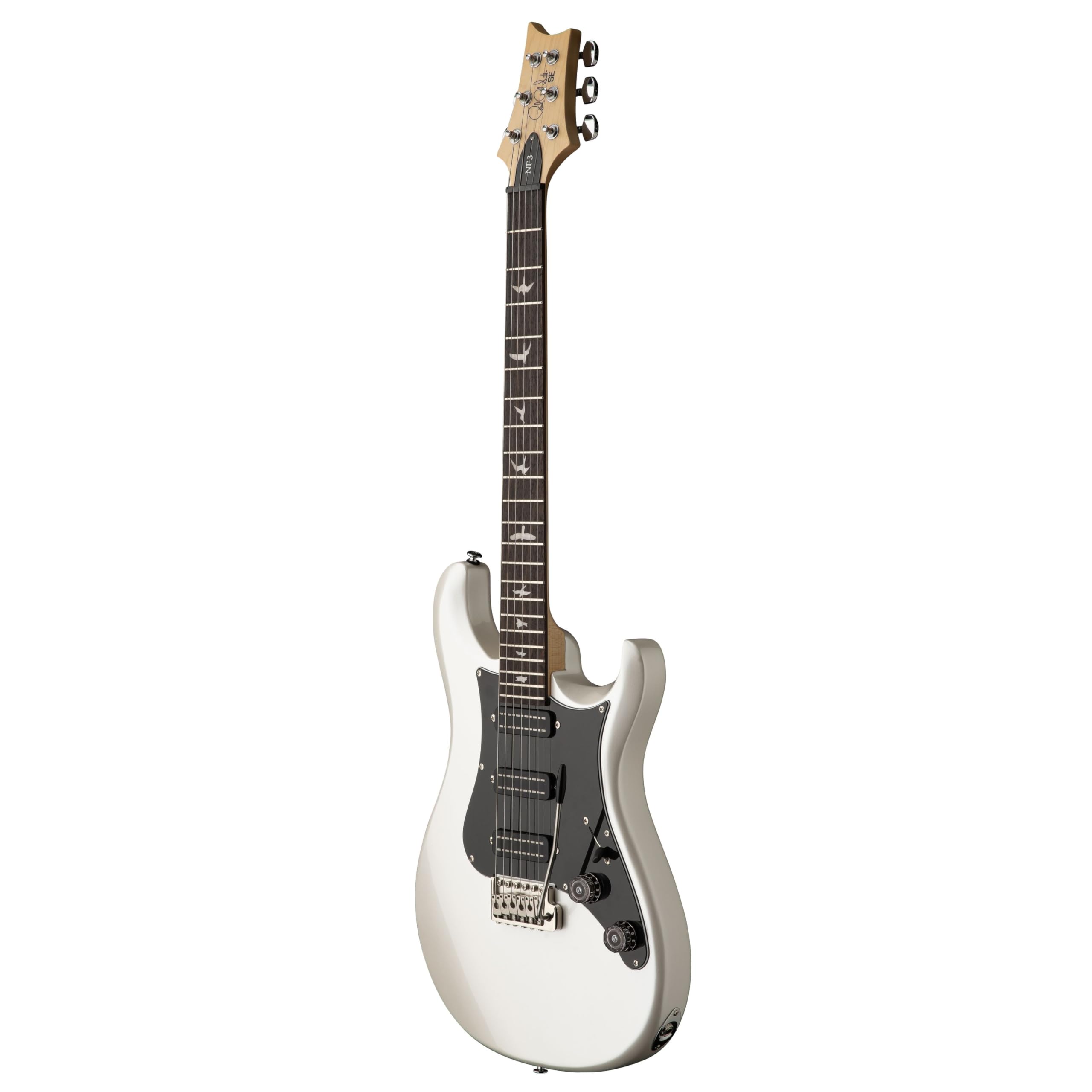 Amazon.com: PRS SE NF3 Rosewood Fretboard, Pearl White with Gig
