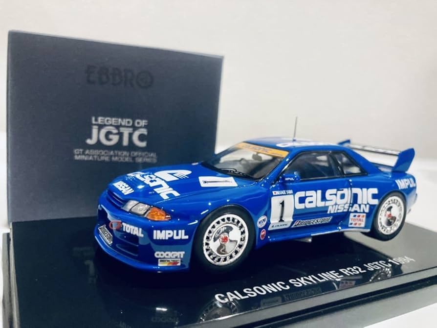Amazon | 1/43 エブロ カルソニック スカイライン GT-R R32 JGTC 1994