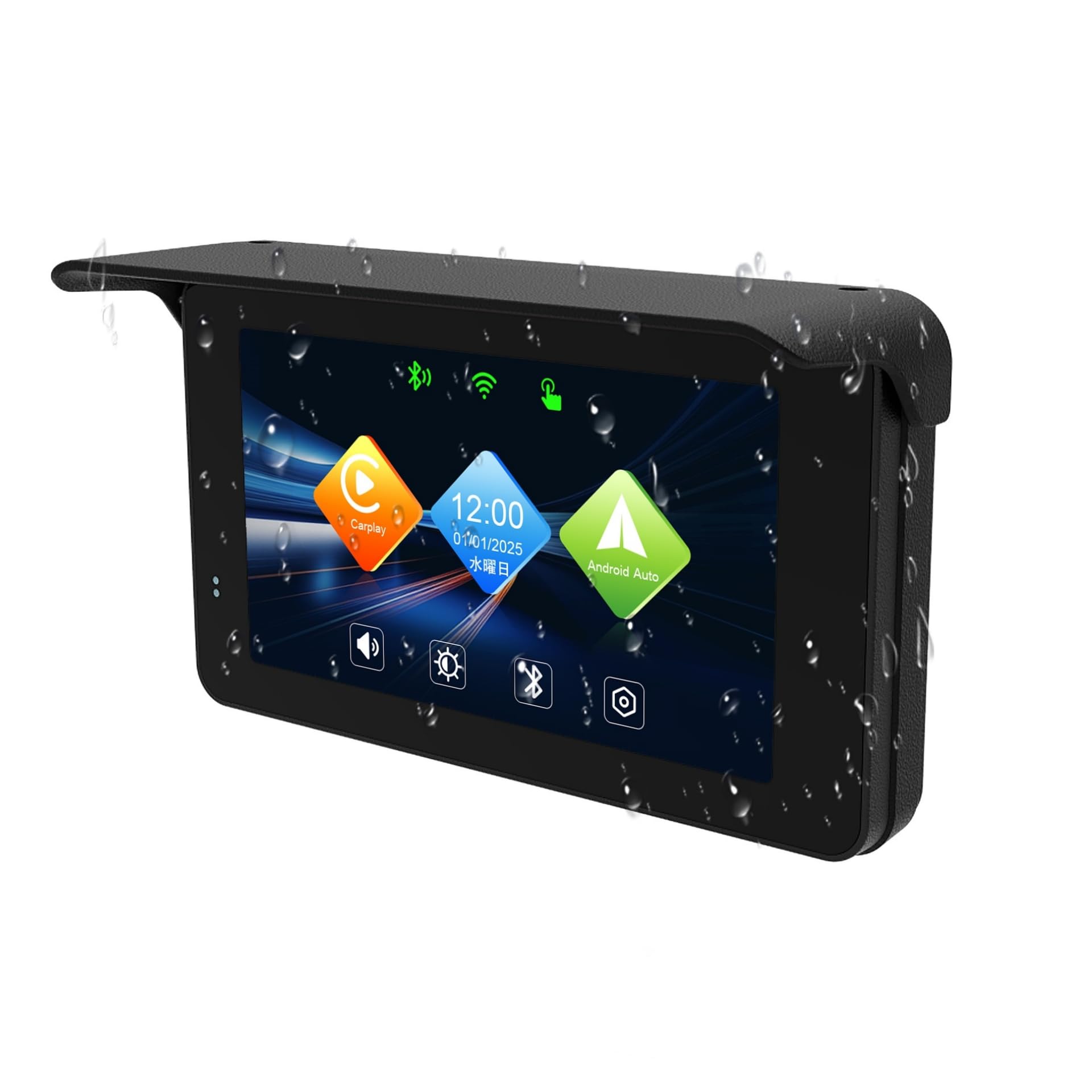 Amazon.co.jp: 【新登場モニター】バイク ディスプレイオーディオ