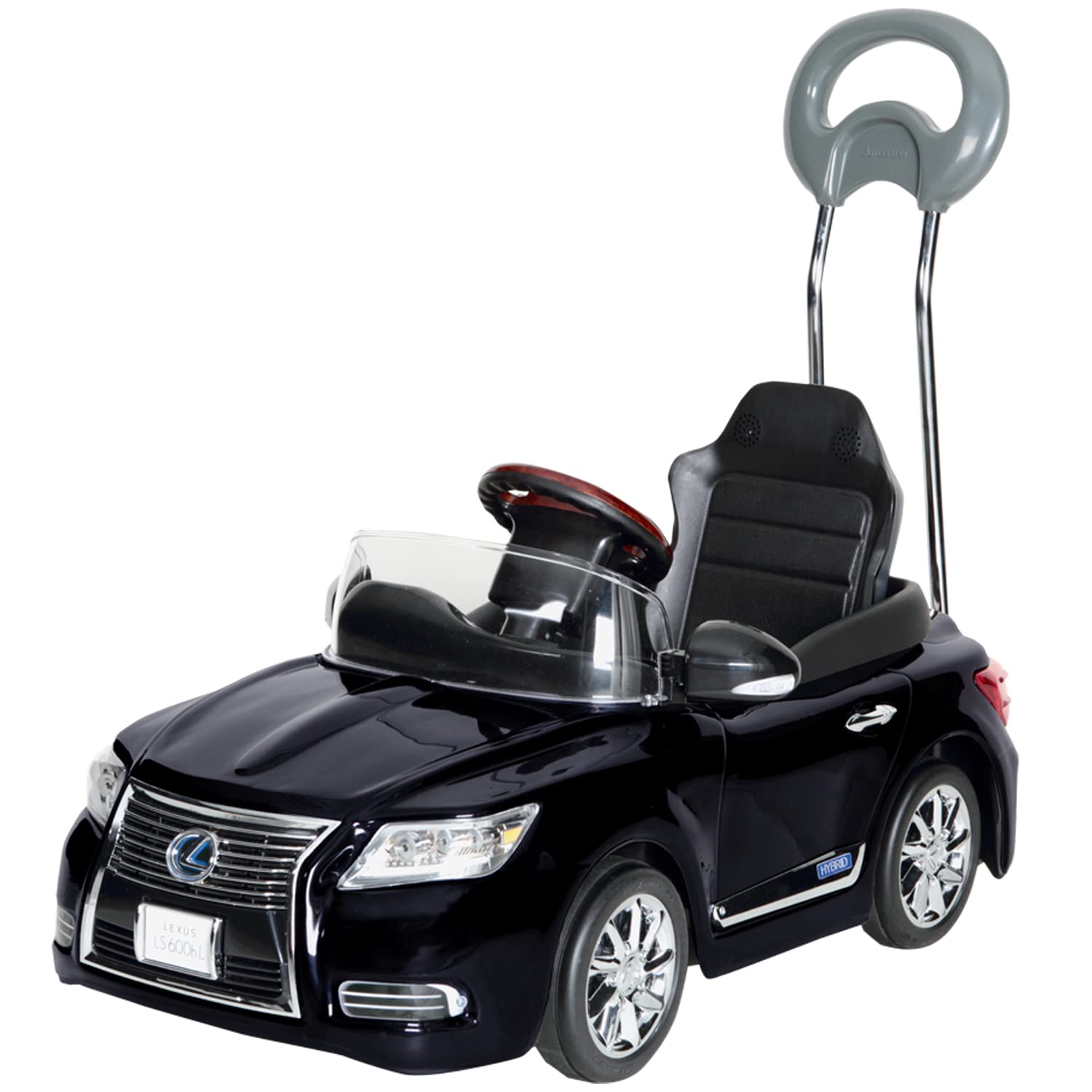 Amazon.co.jp: 押手付ペダルカー 新型レクサスLS600hL Sライトブラック