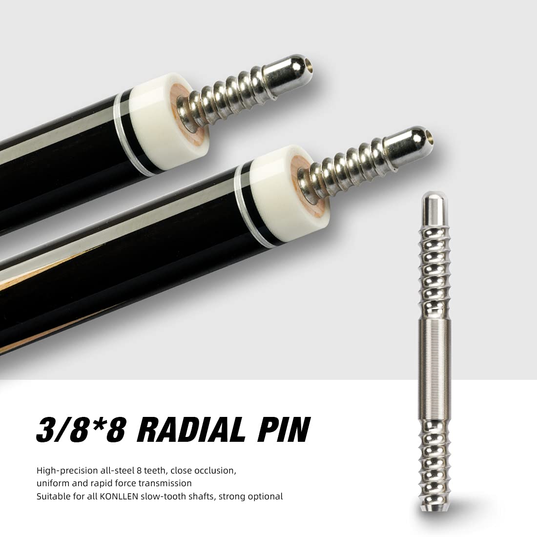 Amazon.co.jp: KONLLEN プールキュースティック 低偏向 ビリヤード