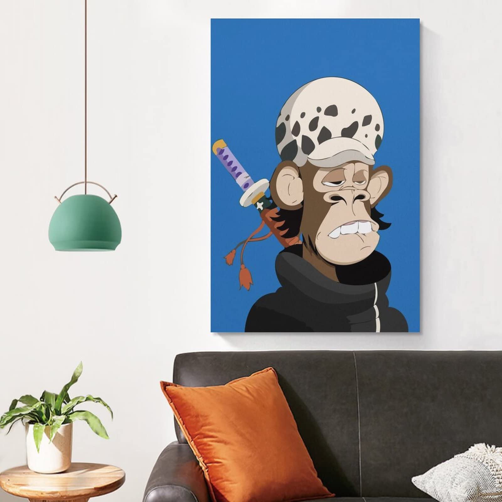 Amazon.co.jp: 面白い ワンピース ロー キャラクター HD ポスター 1