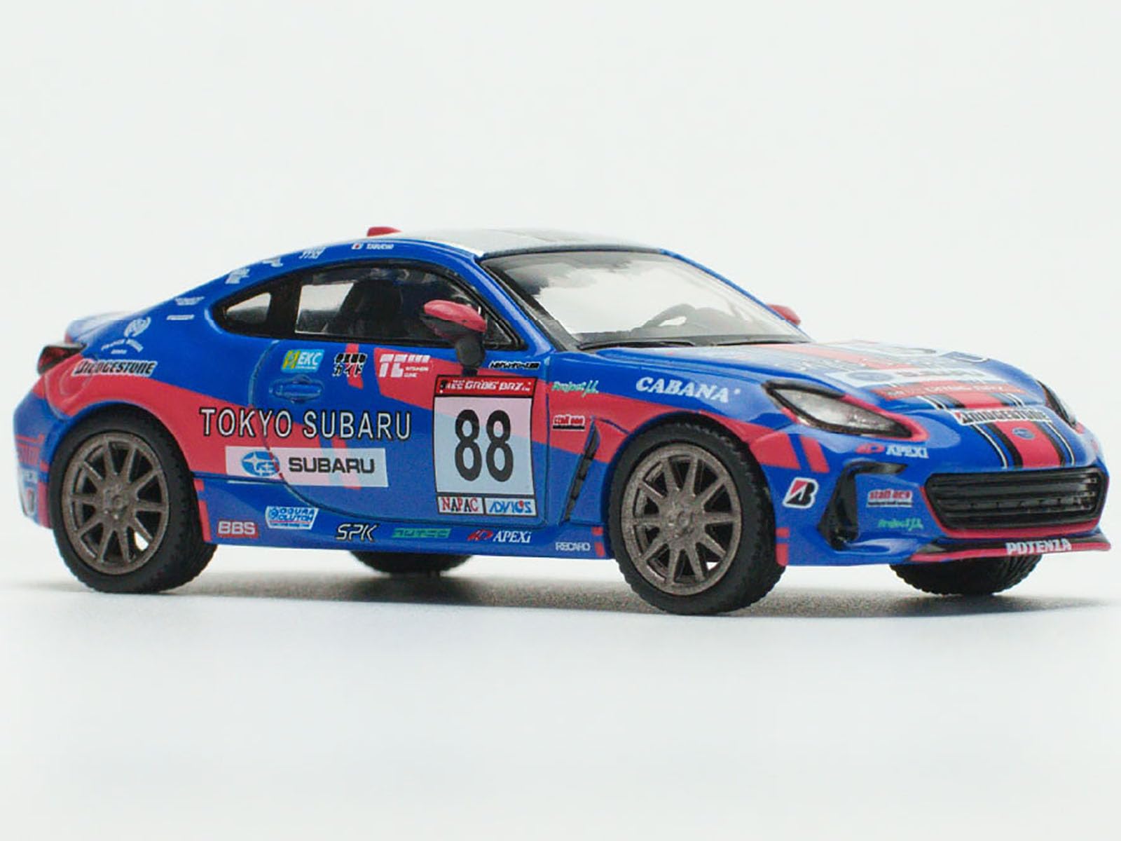 Amazon.com: BRZ #88 Blue with Graphics Tokyo Racing 1/64 Diecast