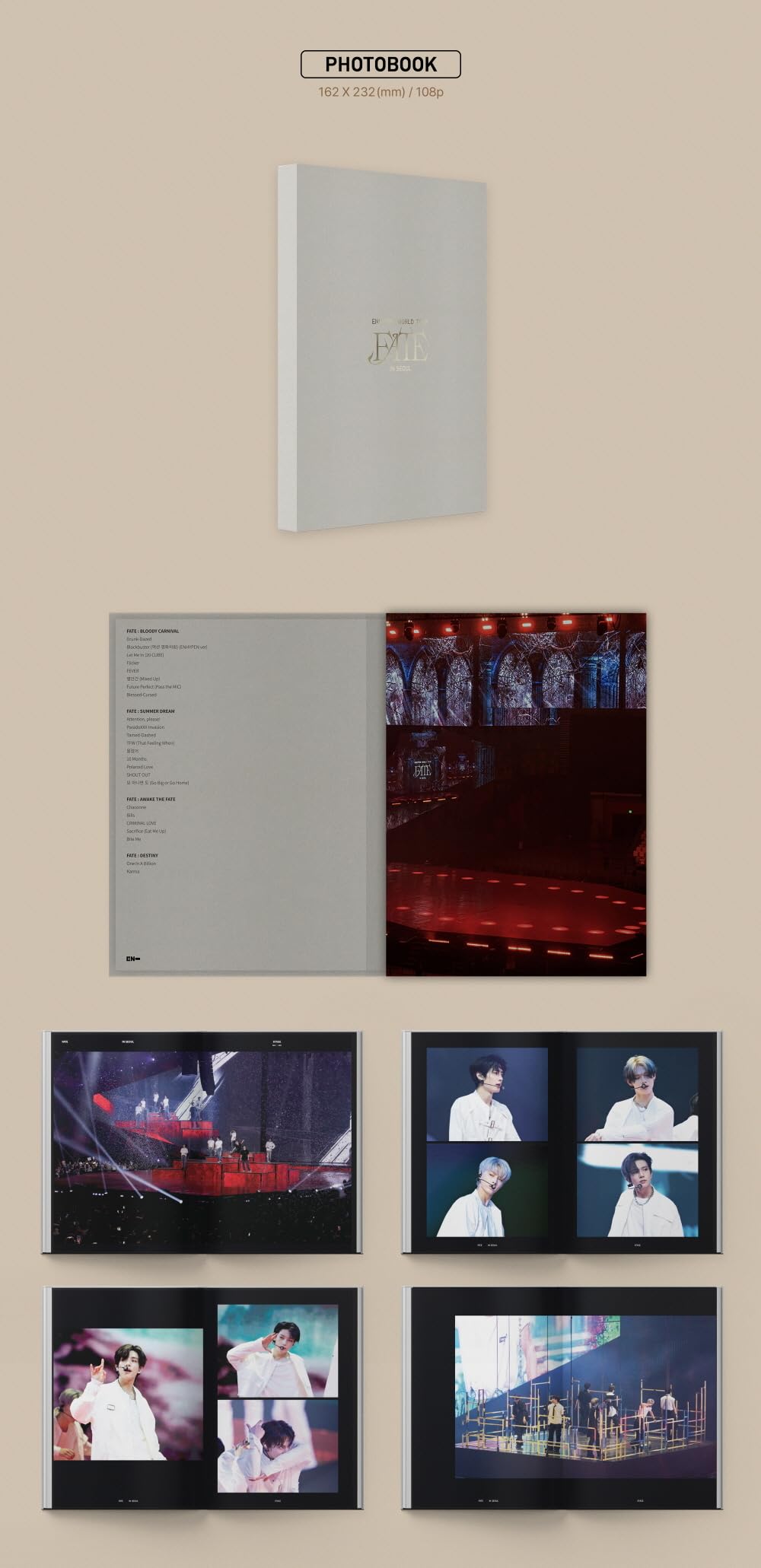 Amazon.com: ENHYPEN WORLD TOUR FATE IN SEOUL [FATE] IN SEOUL