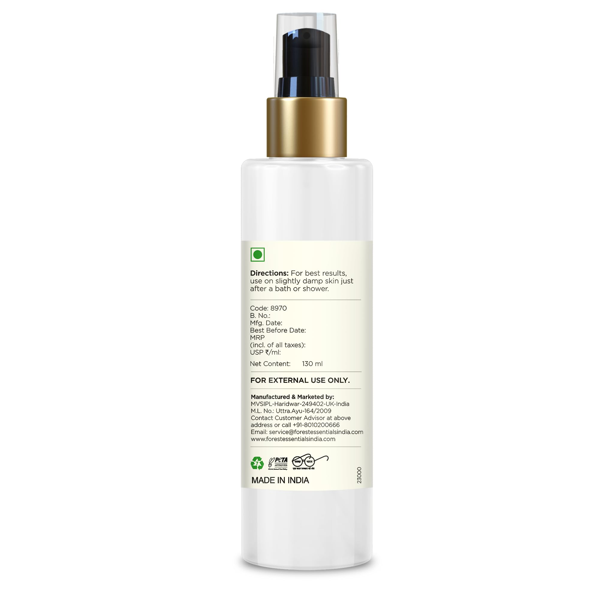 Amazon.com: Forest Essentials Ultra-Rich Body Milk Indian Rose
