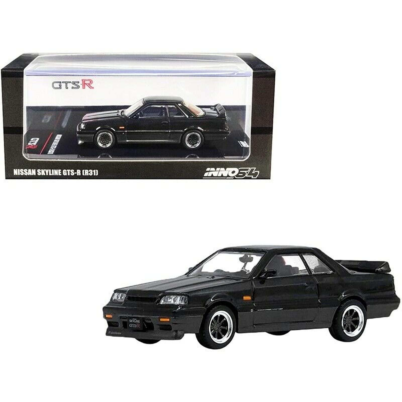 Amazon | Inno Models 1/64 スカイライン GTS-R (R31) ブラック/ガン