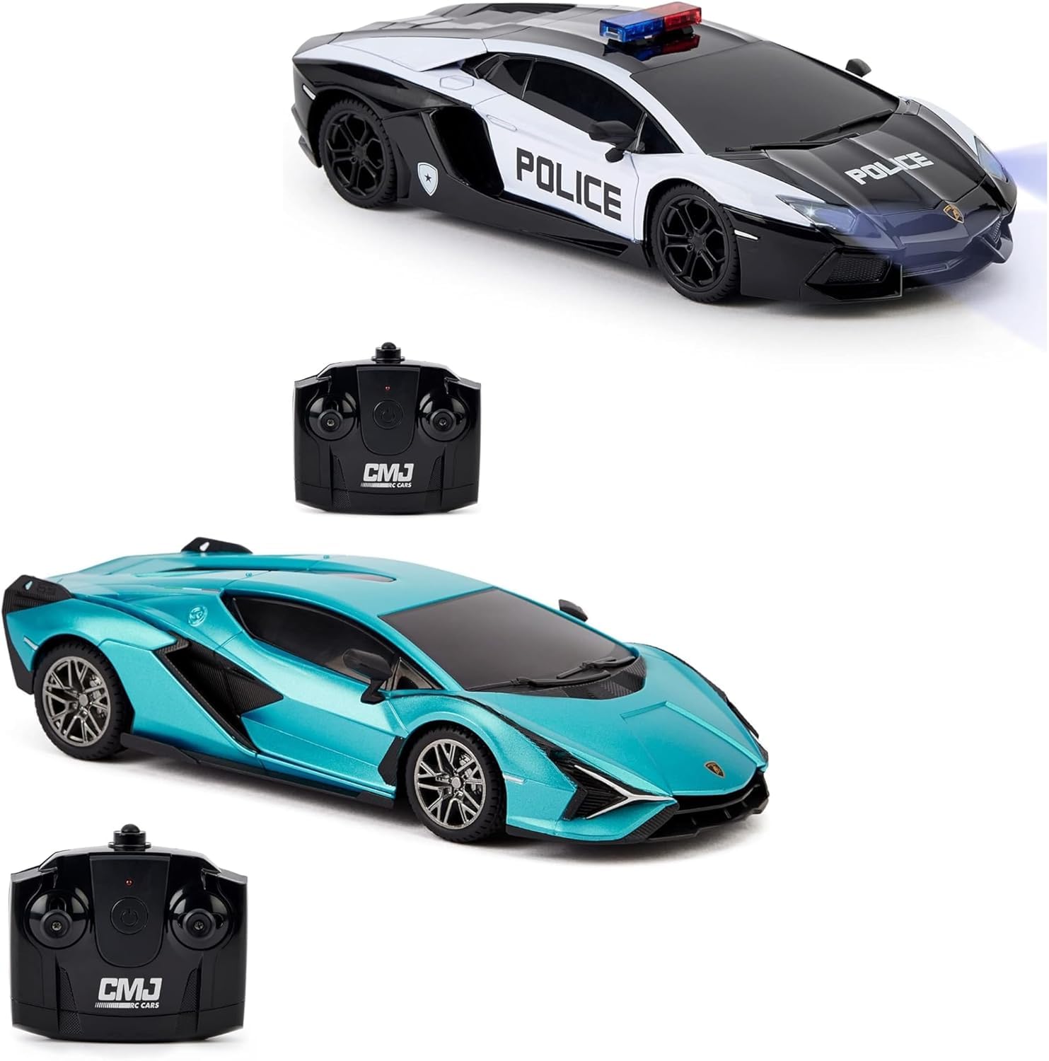 Amazon.com: CMJ RC Cars: Lamborghini Twin Pack - Lamborghini Sián