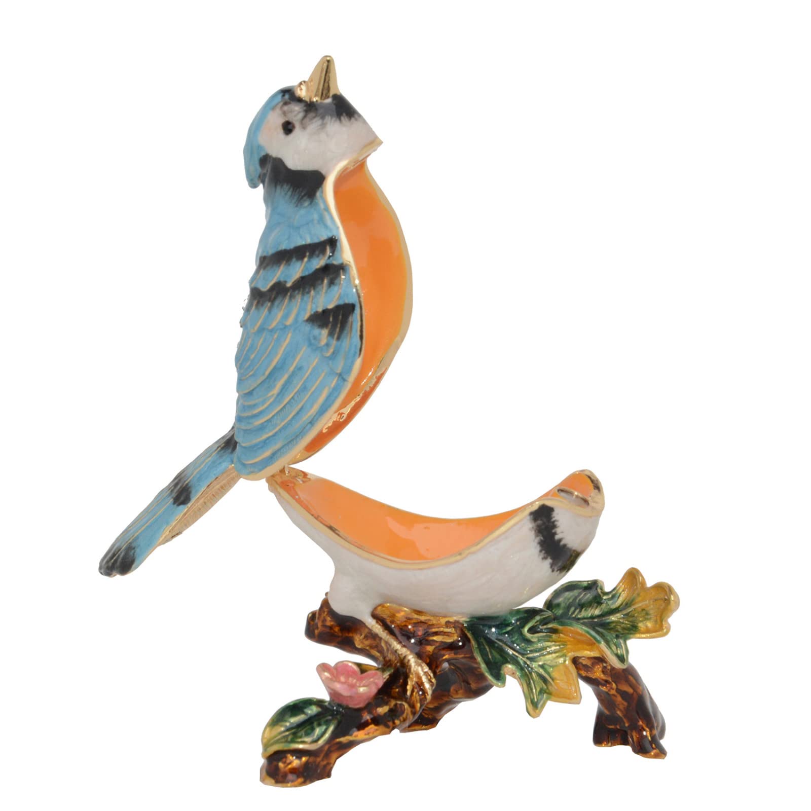 Amazon.co.jp: 装飾品置物彫刻像ブルージェイズ鳥小物ボックス