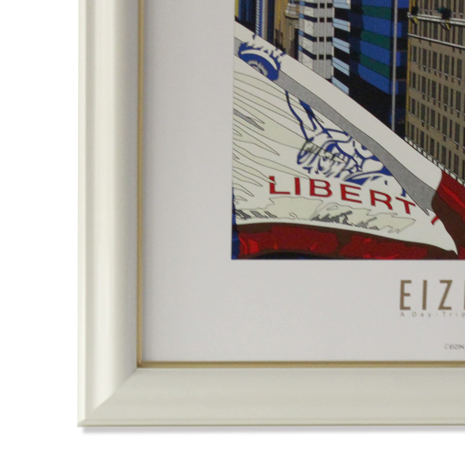 Amazon.co.jp: 額入りポスター アートポスター 鈴木英人 EIZIN