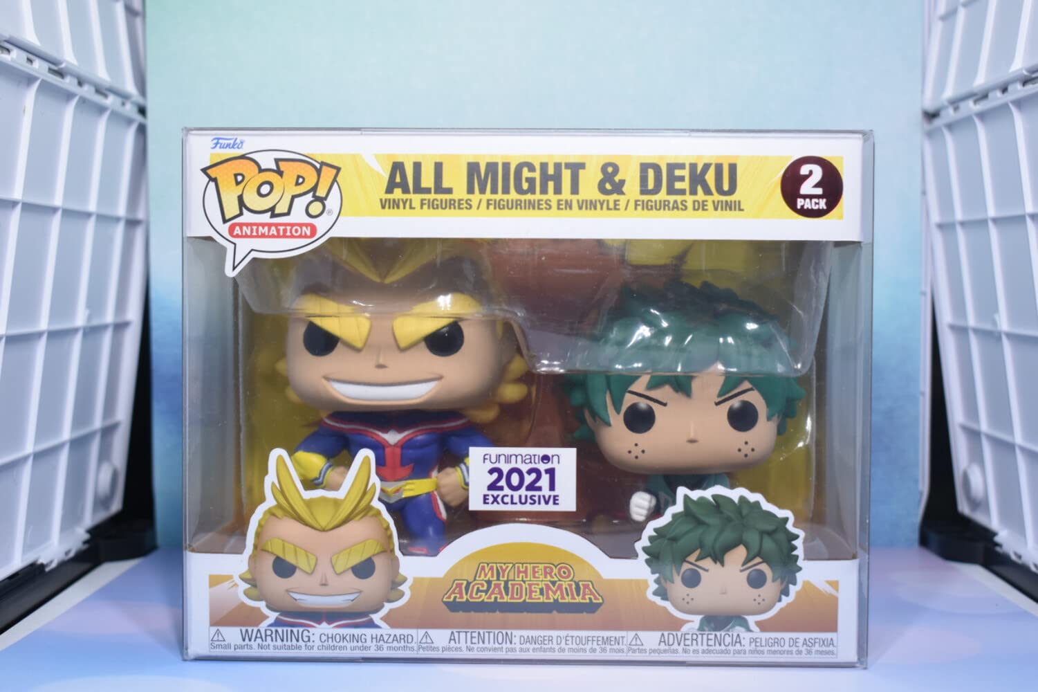 Amazon.com: POP! Animation All Might & Deku 2 Pack My Hero