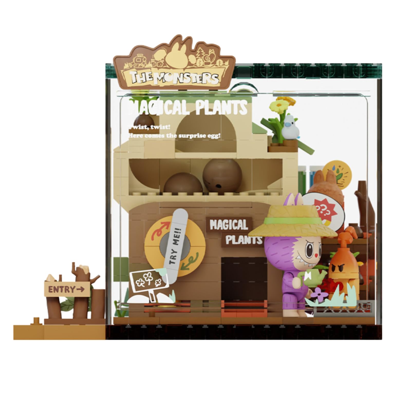 Amazon.co.jp: POPMART THE MONSTERS Forest Secret Base シリーズ