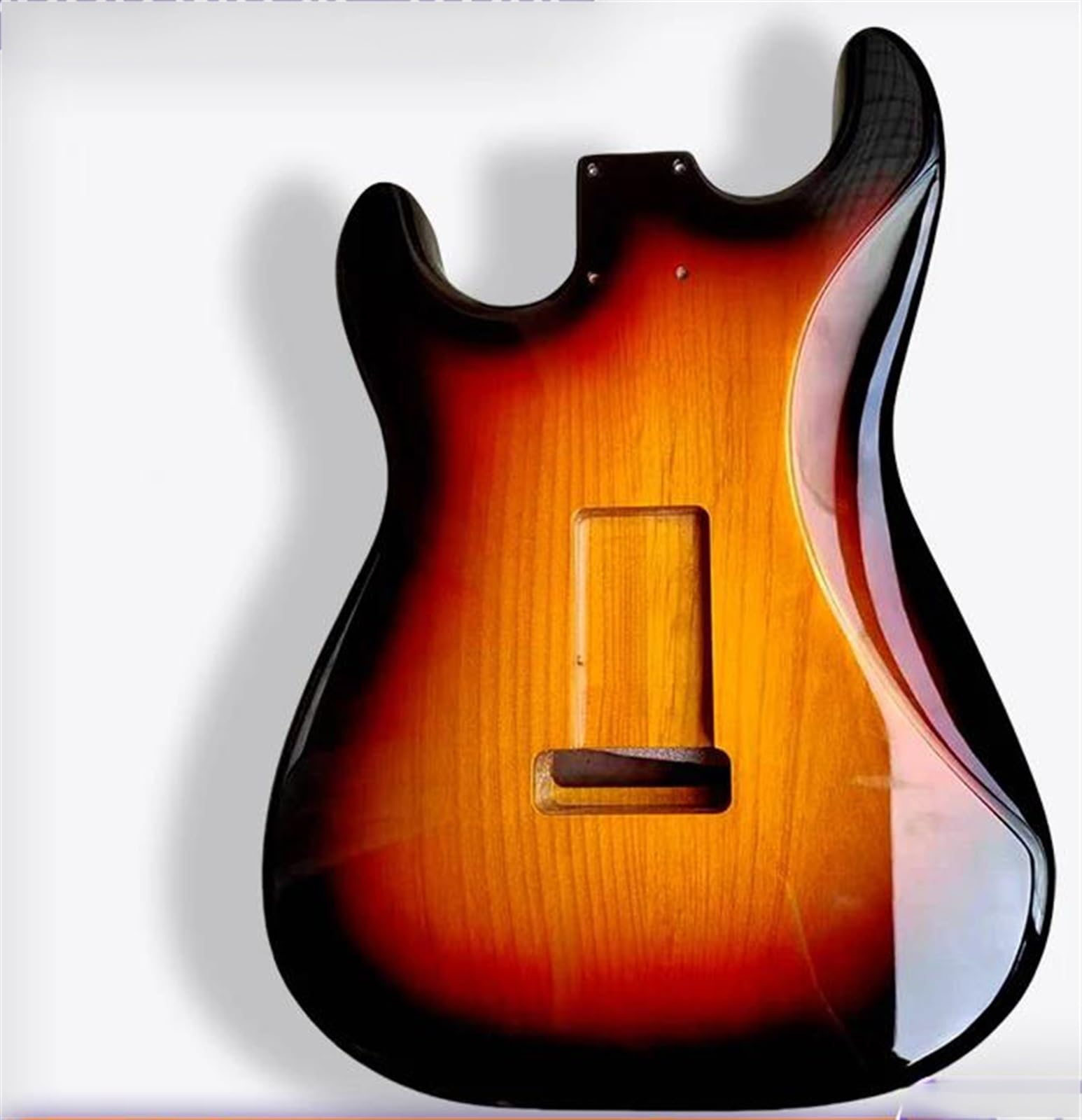 Amazon | セミホローFホール軽量ギターボディ クラシックサンバースト