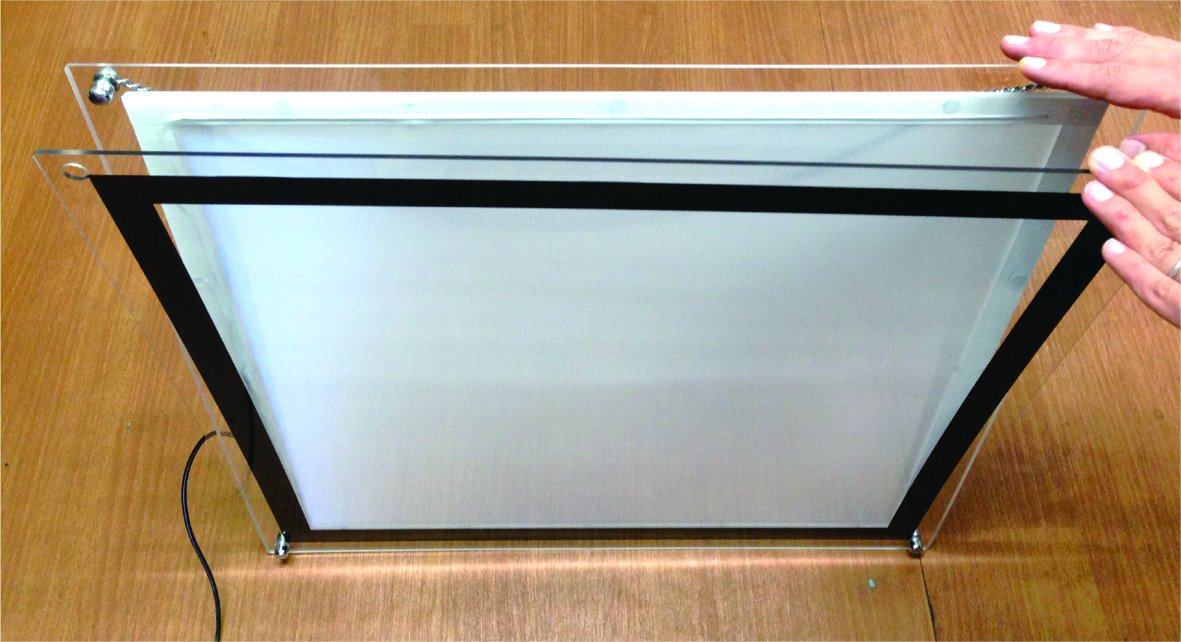 Amazon.co.jp: LED額縁フレームレス（調光器付）フィルムカレンダー