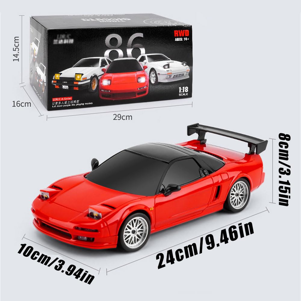 Amazon.co.jp: WANZRXX 1/18 RC ドリフトカー GTR 2.4G フル