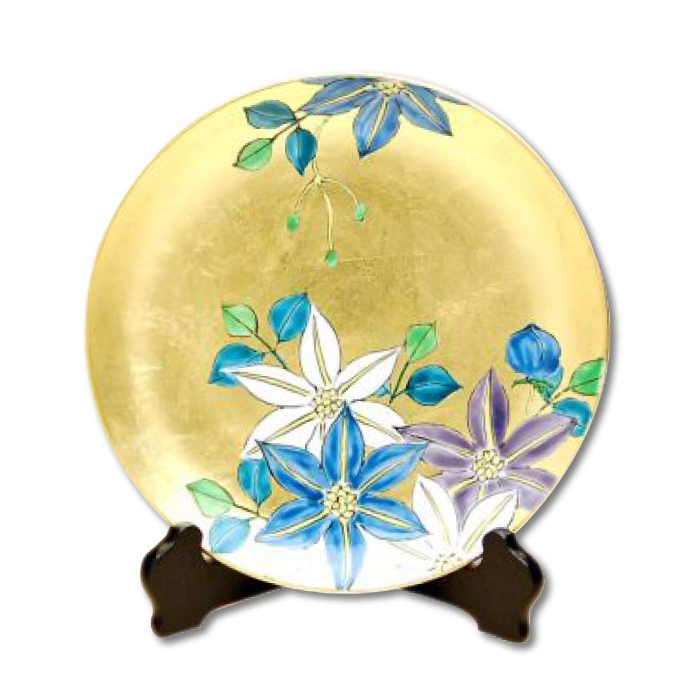 Amazon.co.jp: 飾り皿 絵皿 スタンド付き 有田焼 琥山窯 陶器 伝統工芸
