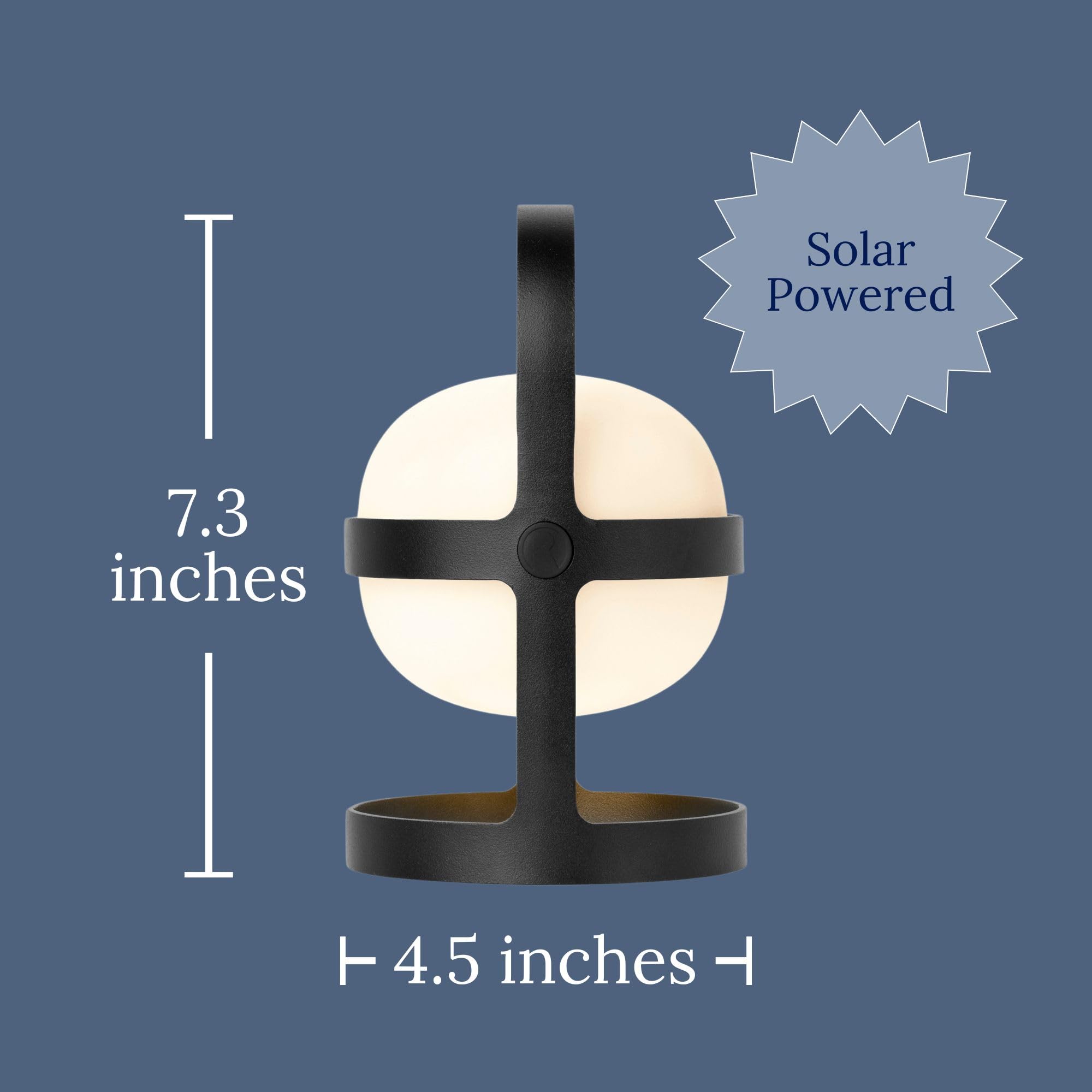Amazon.com: Rosendahl Soft Spot Solar Circular Lantern - 7.3 in